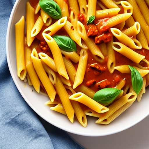 Penne ao Molho de Abóbora