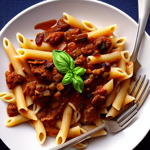 Pasta with Lamb and Sauce