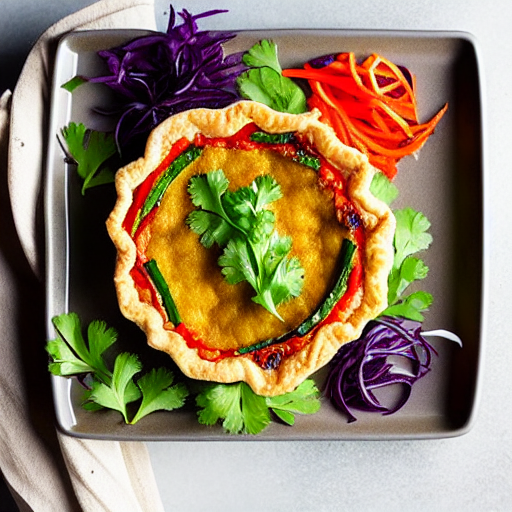 Tempura Veggie Pie