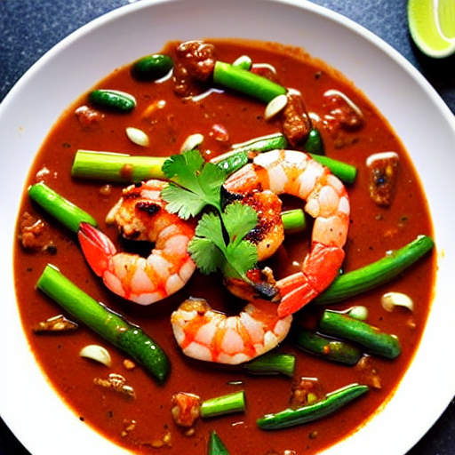 Camarones en Adobo