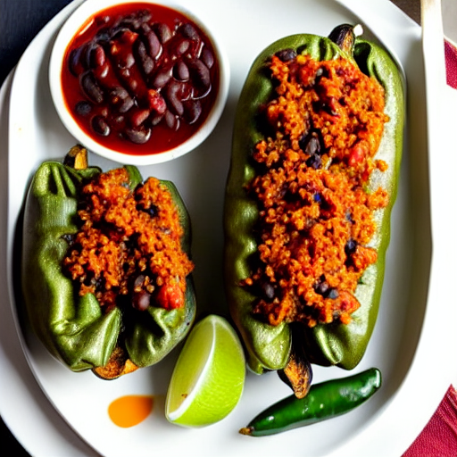 Vegan Chili Rellenos