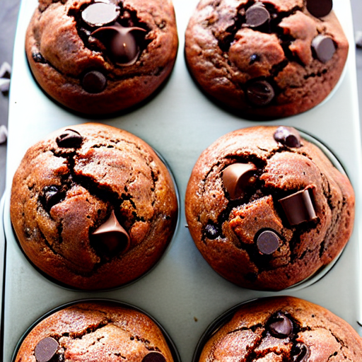 Vegan Chocolate Chip Muffins