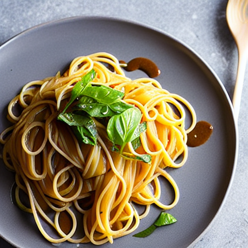 Korean Seaweed Pasta
