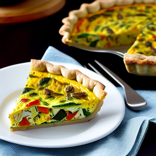Baked Vegetable Quiche