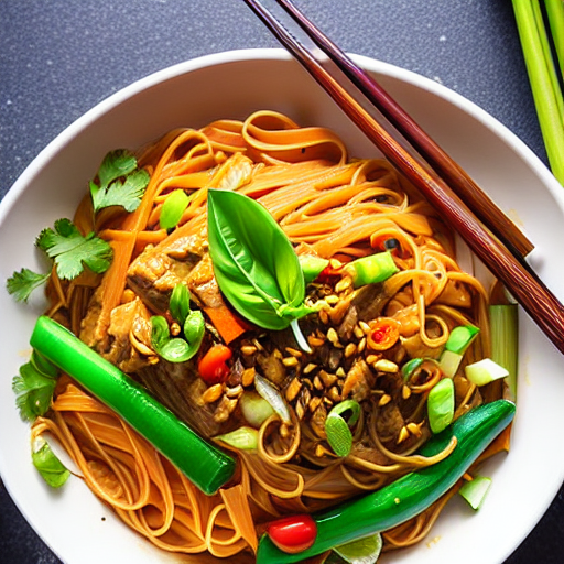 Vegetarian Pad Kee Mao