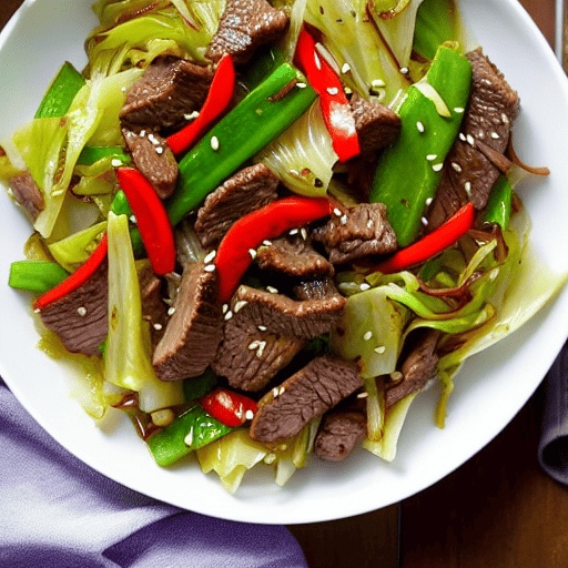 Gluten-Free Beef and Cabbage Stir-Fry
