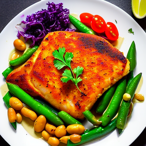 Peixe ao Forno com Legumes
