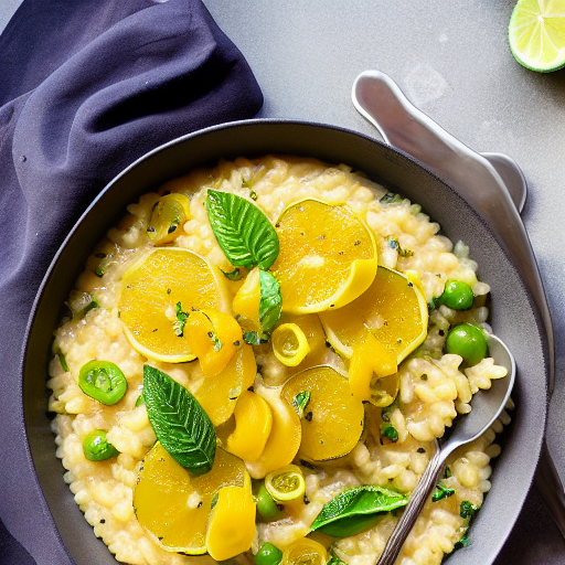 Risoto de Limão Siciliano