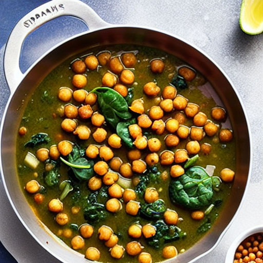 Espinacas con Garbanzos
