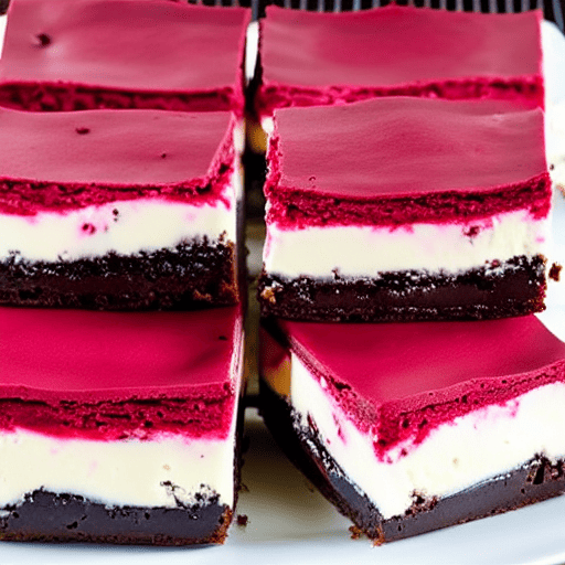 Raspberry Cream Cheese Brownies