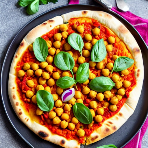 Chickpea Curry Pizza