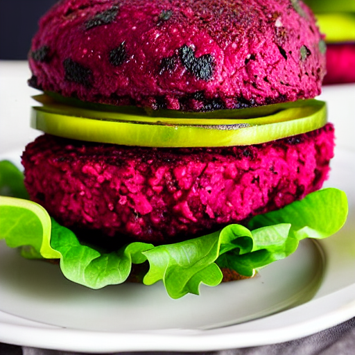Moroccan Beetroot Burger