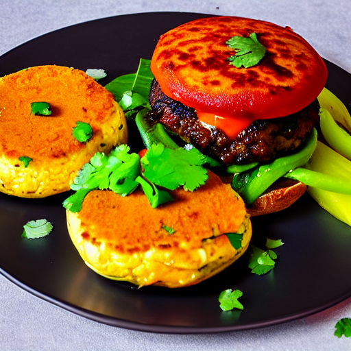 Dum Aloo Burger