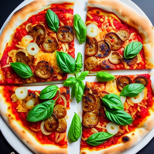 Pizza Chả Lụa Chay