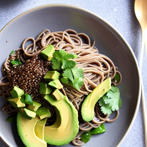 Soba with Avocado