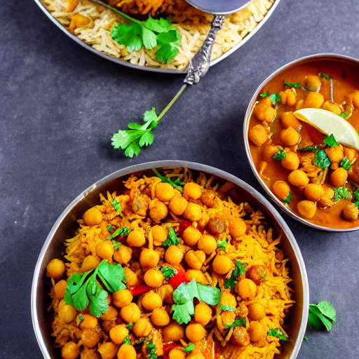 Chana Masala Biryani