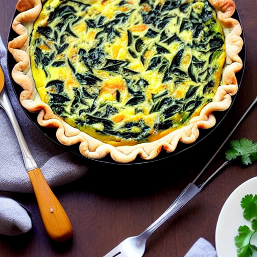 Baked Spinach Quiche