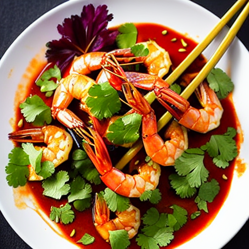Szechuan Spicy Prawns