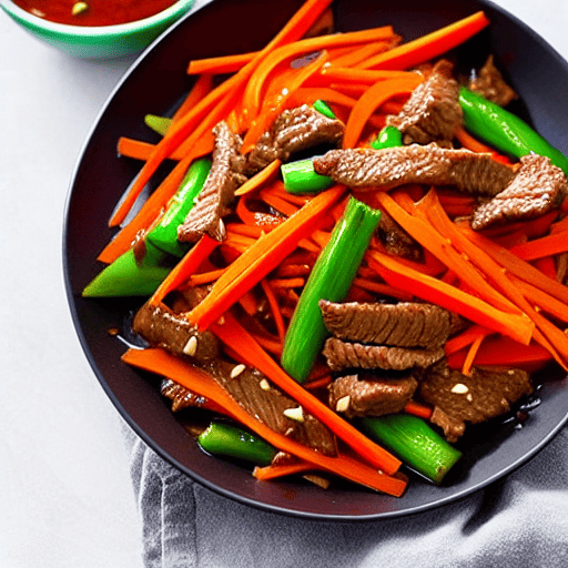 Beef and Carrot Stir-Fry