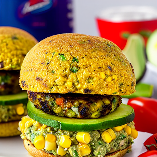 Zucchini Corn Burger