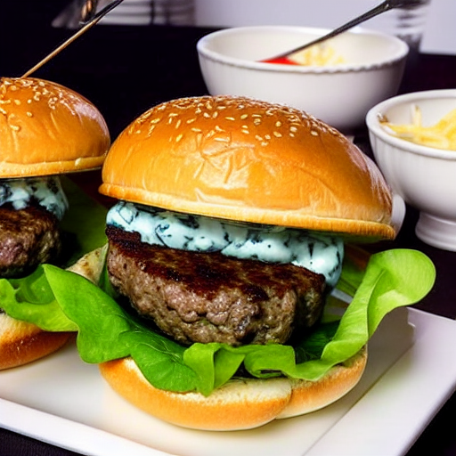 Burger de Bœuf au Roquefort