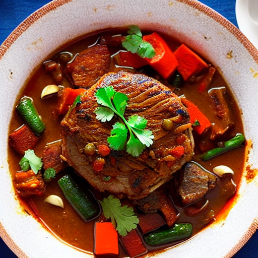 Baked Tagine of Lamb