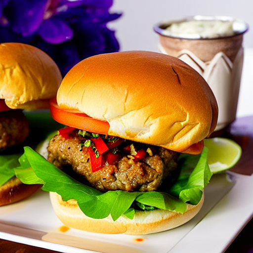 Spicy Pork Burger