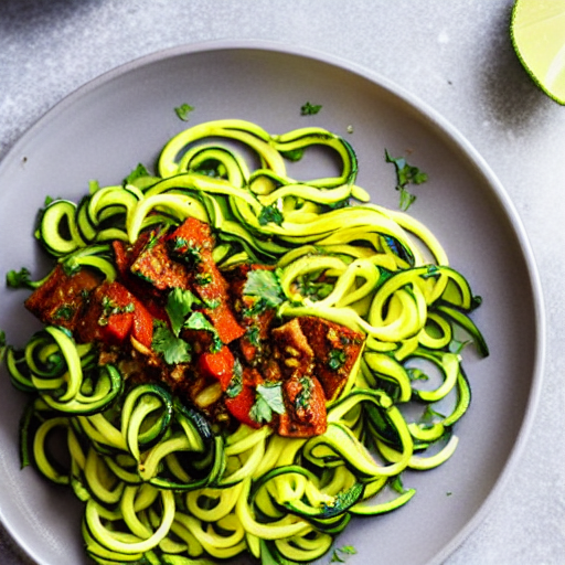 Chermoula Zoodles