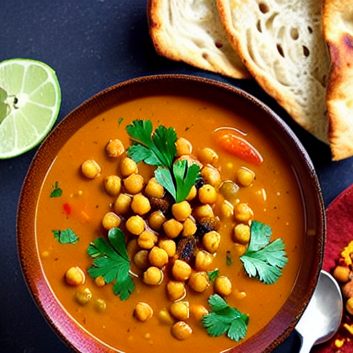 Spiced Chickpea Soup