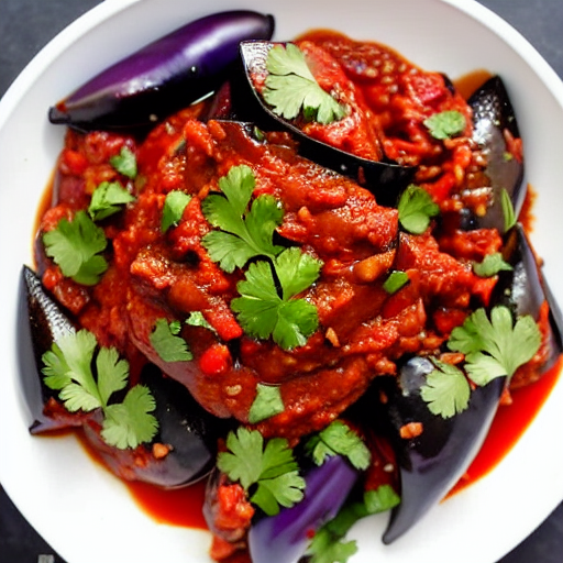 Chili Garlic Eggplant