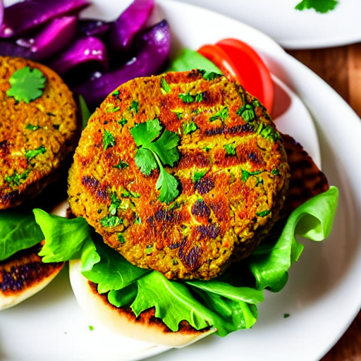 Keto Falafel Burger