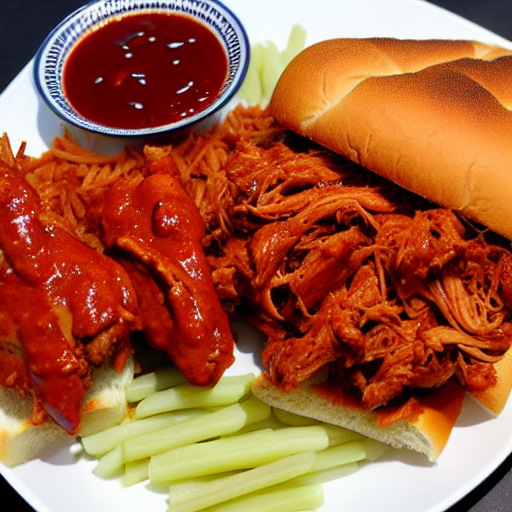 Halal BBQ Pulled Chicken