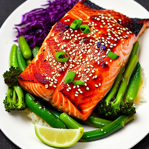 Teriyaki Salmon Bake