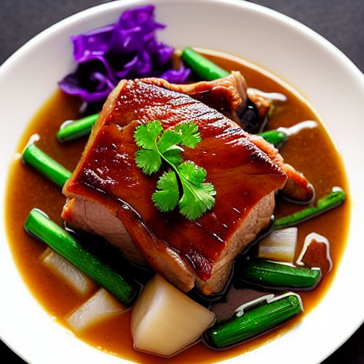 Braised Pork with Taro