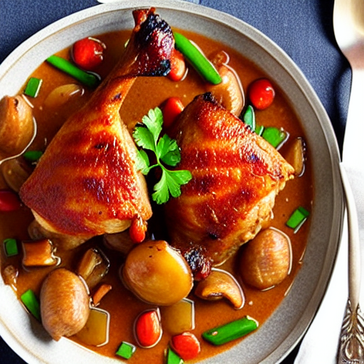 Braised Chicken with Chestnuts