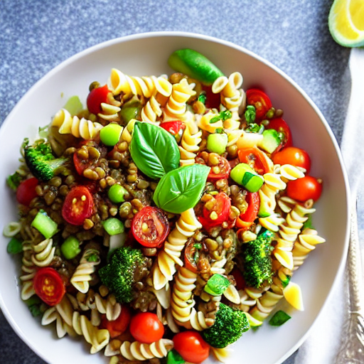 Lentil Pasta Salad