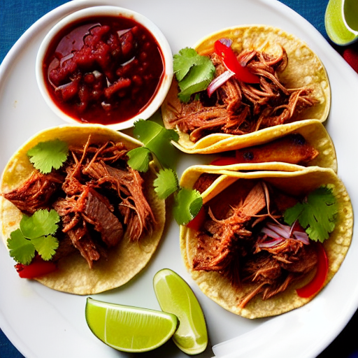 Tacos de Puerco al Ajillo