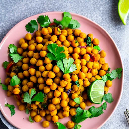 Keto Moroccan Chickpea Salad