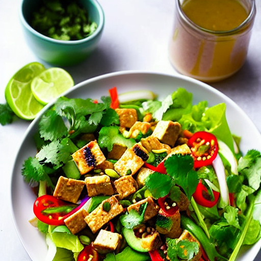 Larb Tofu Salad