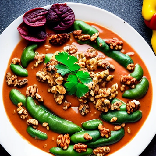 Chiles en Nogada Veganos