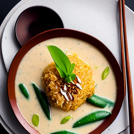 Khanom Khao Niew Kati Khao Tom