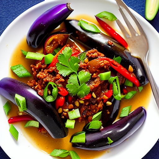 Chili Oil Eggplant Salad