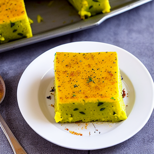 Baked Masala Dhokla