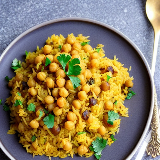 Chickpea Rice Pilaf