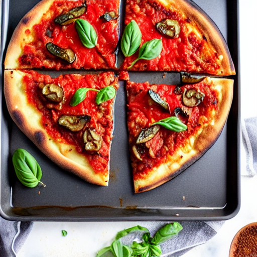 Keto Eggplant Pizza