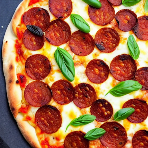 Chorizo and Cheese Pizza