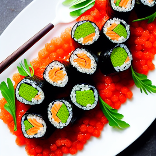 Salmon Roe Sushi
