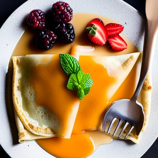 Vegan Crepes Suzette