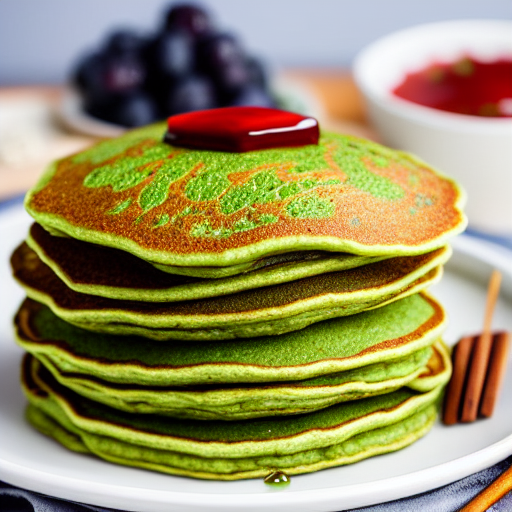 Vegan Matcha Pancakes