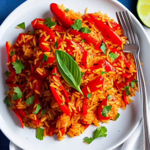 Roasted Pepper Rice